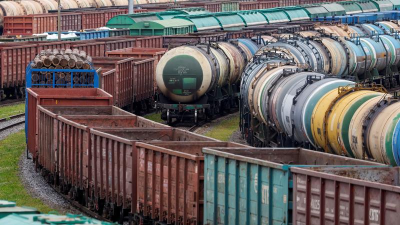 Krievijas dzelzceļa vagoni Kaļiņingradas eksklāvā