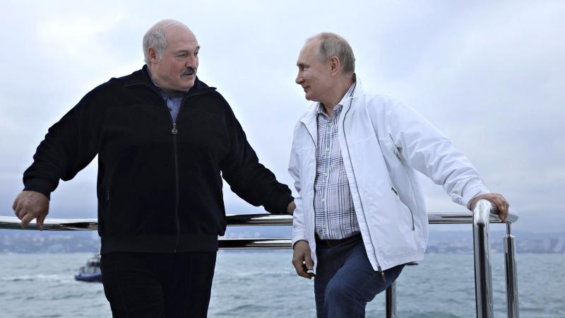 Baltkrievijas un Krievijas autoritārie valdnieki 