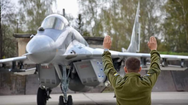 Ukrainas Gaisa spēku iznīcinātājs MiG-29