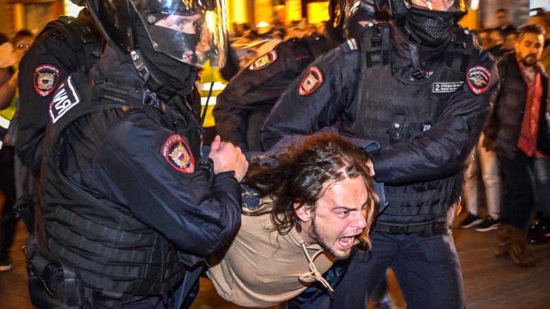 Krievu protests pret mobilizāciju