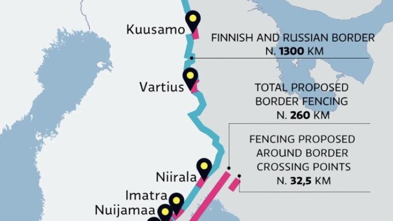 Somija vienojas par žoga būvi uz robežas ar Krieviju