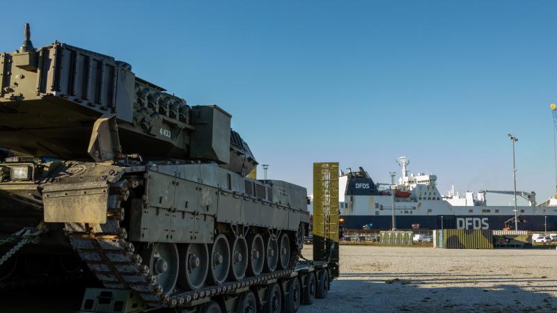 Dāņu "Leopard 2A7" tanki Igaunijā