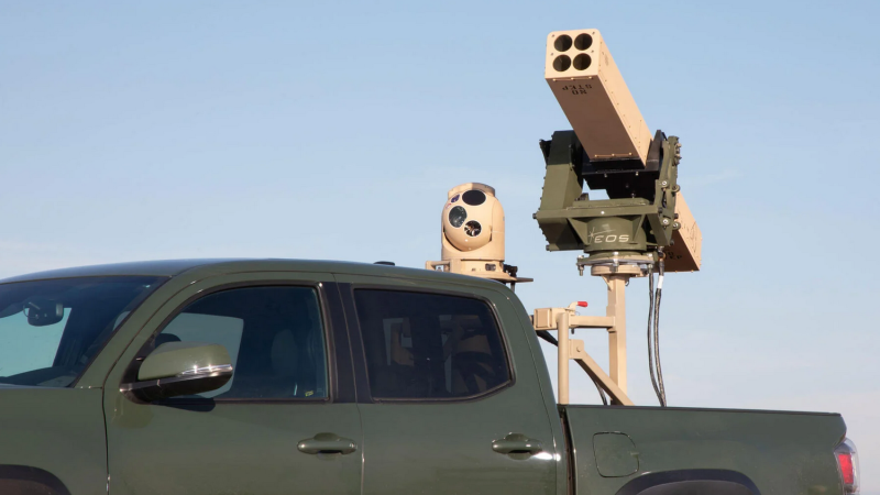 Pretdronu aizsardzības sistēma "Vampire" 