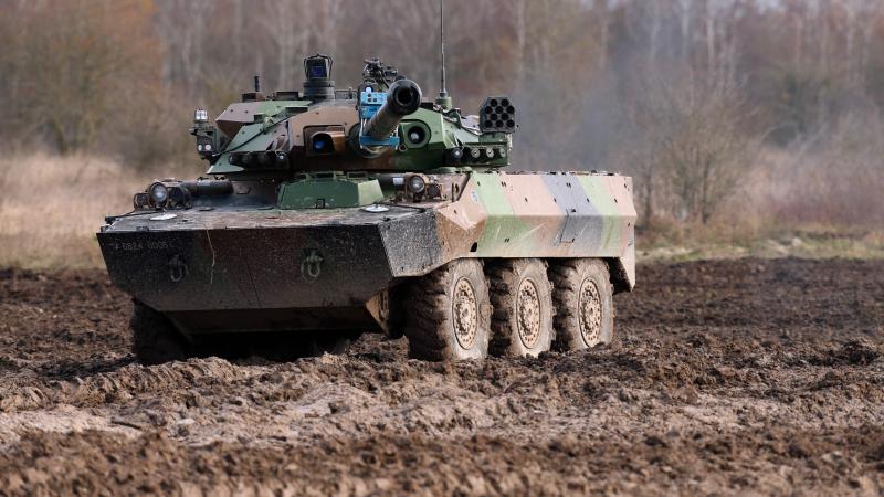 Francijā ražotais vieglais tanks - tanku iznīcinātājs AMX 10 RC