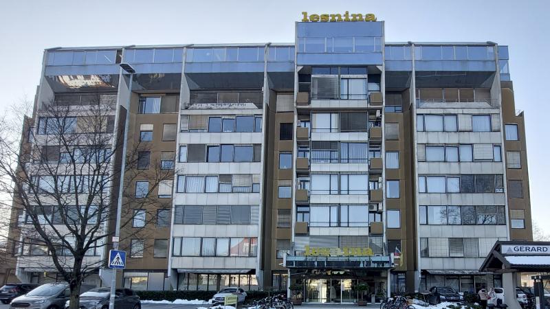 Biroja ēka Ļubļanā, kurā strādāja divi iespējamie Krievijas spiegi