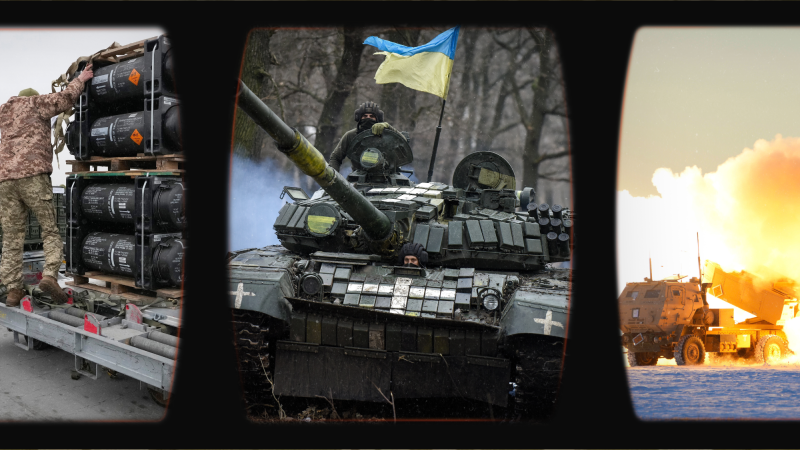 Ukrainai piegādāto ieroču un bruņojuma attīstība