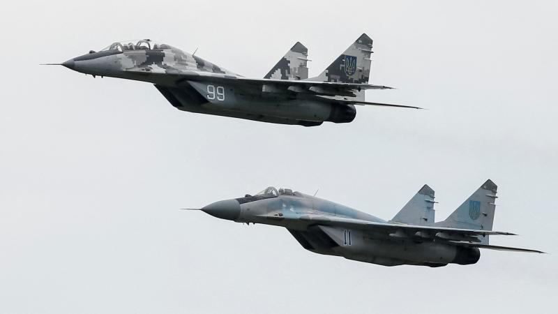 Ukrainas bruņoto spēku iznīcinātāji "MiG-29"