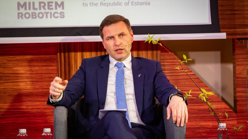 Igaunijas aizsardzības ministrs Hanno Pevkurs