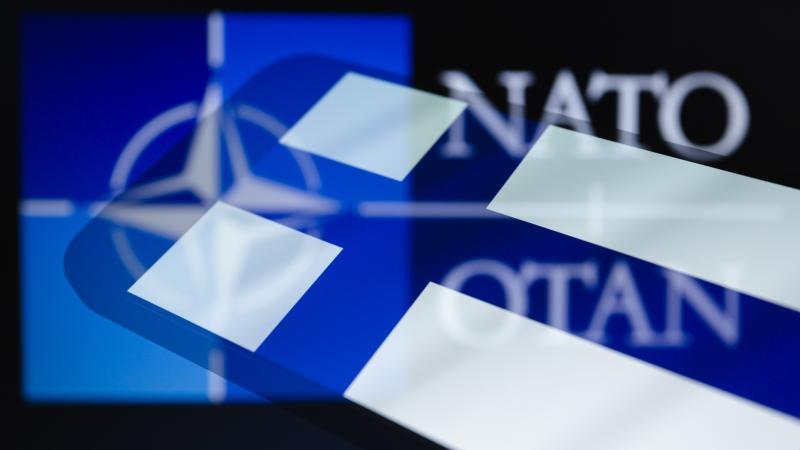 NATO un Somijas karogs