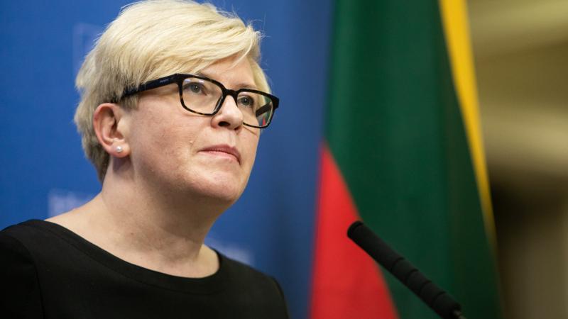 Lietuvas premjerministre Ingrīda Šimonīte