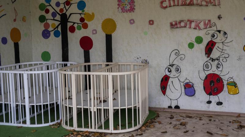 Pamests bērnudārzs Hersonas apgabalā