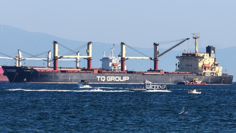 Turcijas kravas kuģis pie Ukrainas krastiem