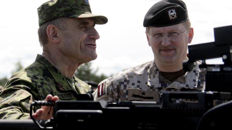 Latvijas Nacionālo bruņoto spēku (NBS) komandiera vietnieks brigādes ģenerālis Juris Kiukucāns, 2009. gads