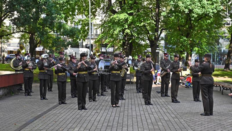 Zemessardzes orķestris Ukrainas Neatkarības dienā