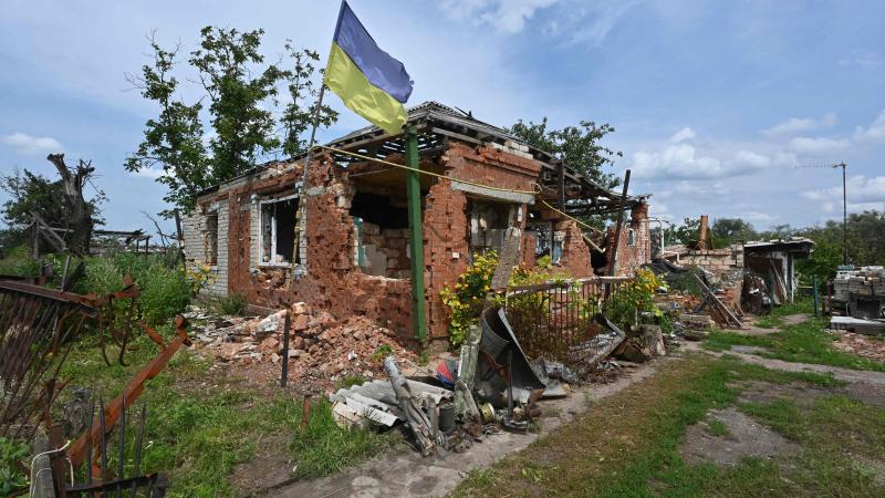Atbrīvots ciems Ukrainas teritorijā
