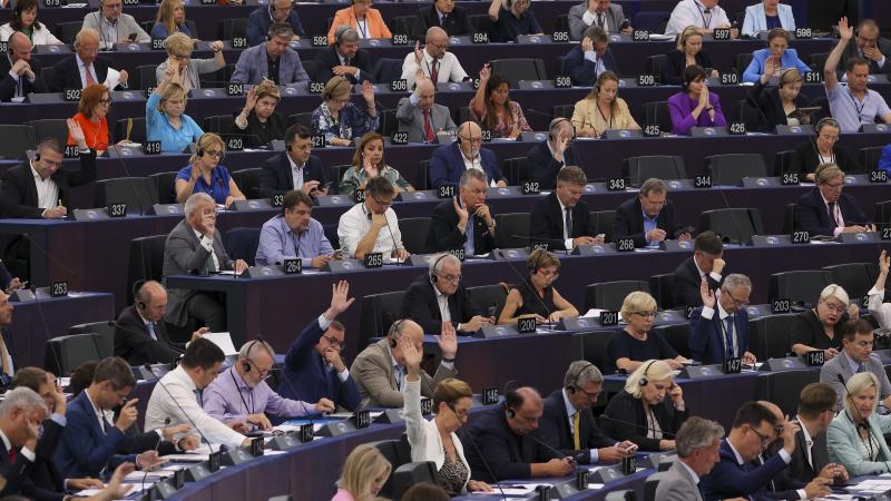 Eiropas Parlamenta deputāti plenārsēdē