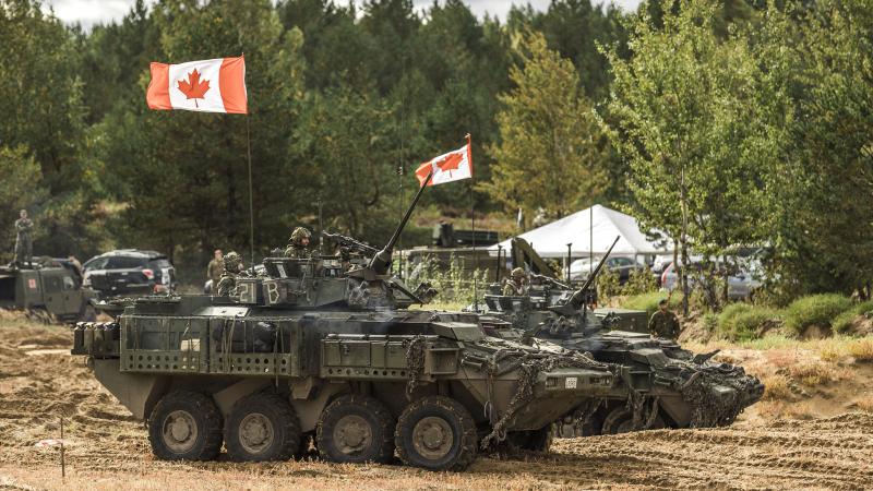 Kanādas karavīri mācībās "Namejs"