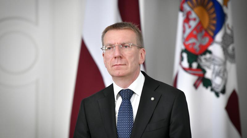 Valsts prezidents Edgars Rinkēvičš