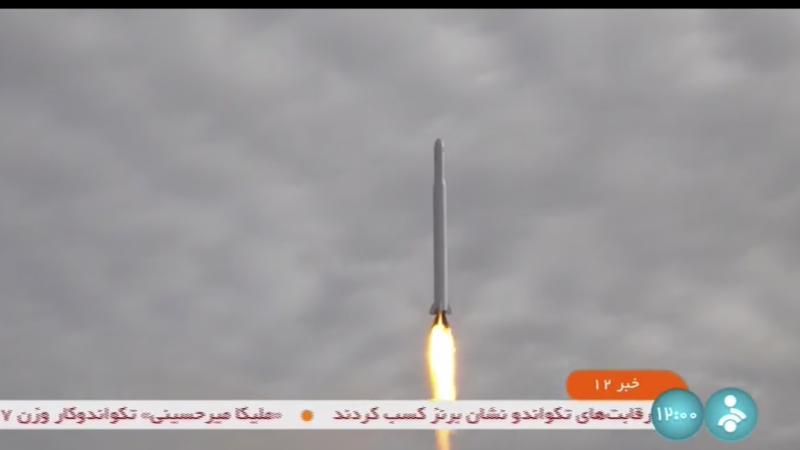 Irānas televīzijas kanālā tiek rādīta ballistiskās raķetes palaišana