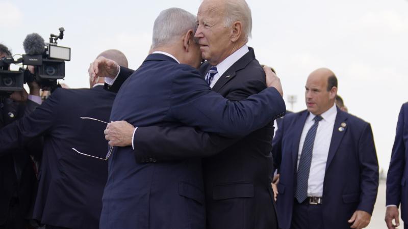 ASV prezidentu Džo Baidenu sveic Izraēlas premjerministrs Benjamins Netanjahu