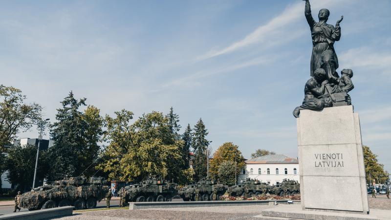 Rēzekne, Latvija. Latvijas austrumu pierobežā notiek visaptverošās valsts aizsardzības mācību “Namejs 2023” aktīvā fāze.