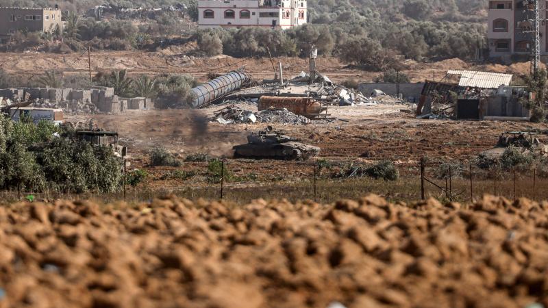 Izraēlas armijas tanks pie Gazas joslas