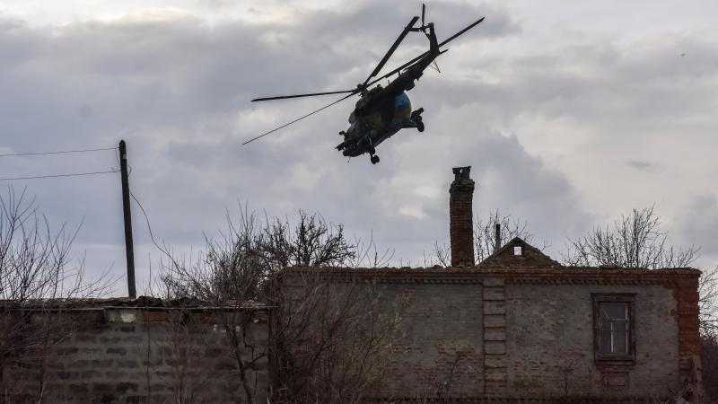 MI-8 helikopters Ukrainā