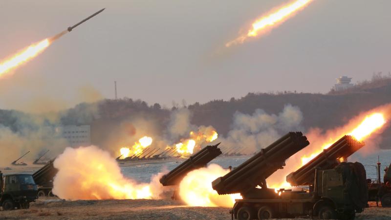 Ziemeļkorejas ražotās raķešu artilērijas sistēmas