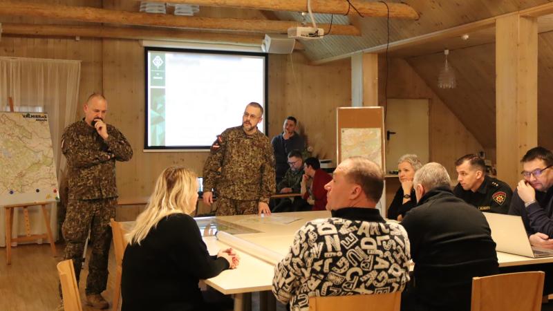 Zemessardzes 22.kaujas nodrošinājuma bataljona un Valmieras novada civilās aizsardzības komisijas kopējās mācības “Pilskalns”