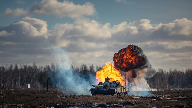 Poļu tanks NATO mācībās Latvijā