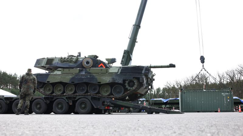 Leopard tanks Ukrainā