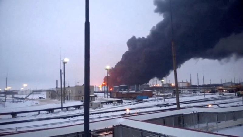 Uzbrukums naftas pārstrādes rūpnīcai Rjazaņā, Krievijā