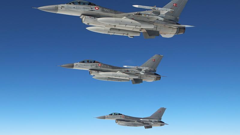 Dānijas Gaisa spēku iznīcinātāji F-16