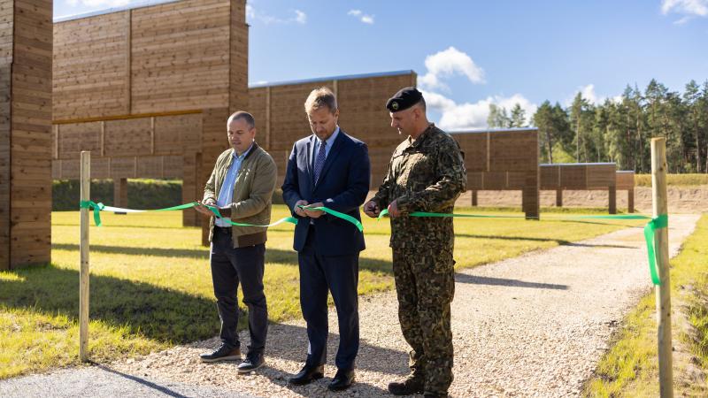 Šautuves kompleksa atklāšana bāzē "Ceri"