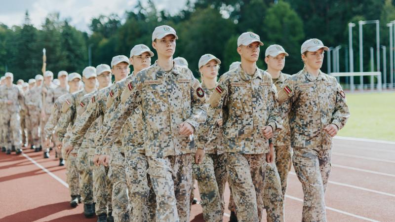Mācību gada atklāšanas ceremonija Pulkveža Oskara Kalpaka profesionālajā vidusskolā