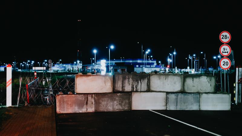 Slēgts robežpunkts ar Baltkrieviju