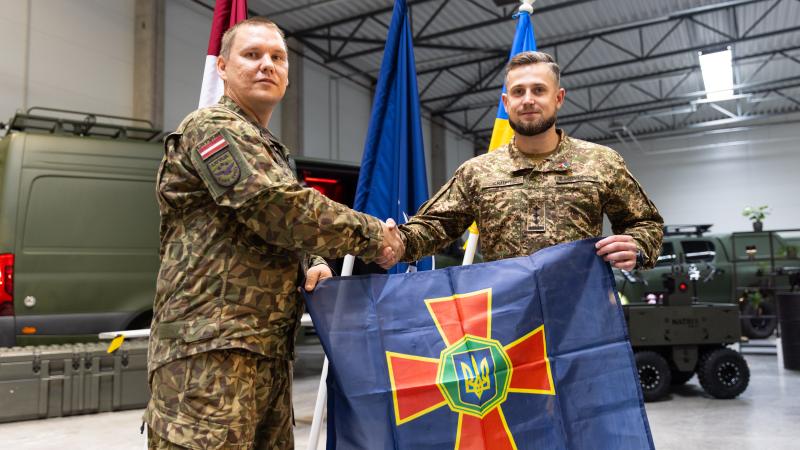 Centra vadītajs un ukrainas nacionālās gvardes pārstāvis