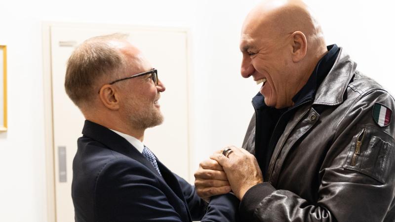 Itālijas aizsardzības ministra Gvido Kastello tikšanās ar Latvijas aizsardzības ministru Andri Sprūdu