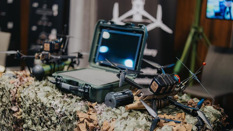 EXPO izstāde Dronu samita laikā