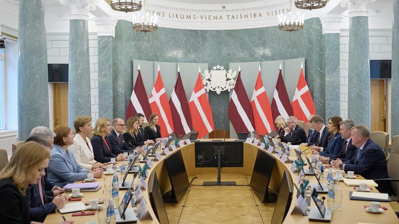 Ministru kabineta tikšanās ar Dānijas karaļpāri