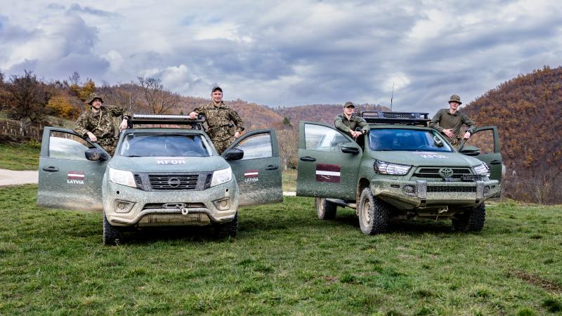 Karavīri ikdienas patruļā