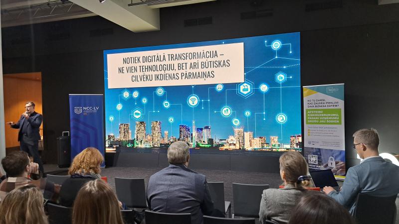 Attēls no sanāksmes prezentācijas