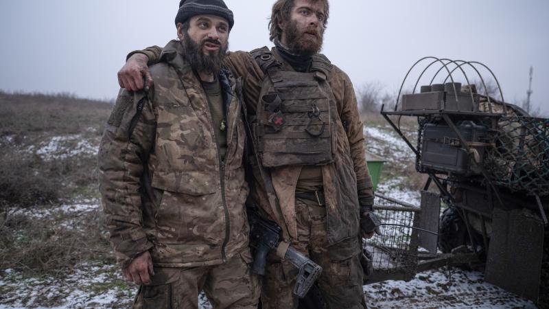 Ukrainas karavīri frontē