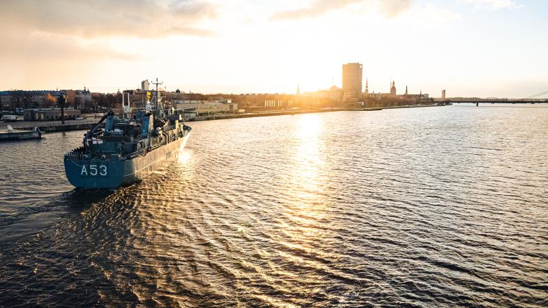 NATO 1. pastāvīgās jūras pretmīnu grupas kuģis