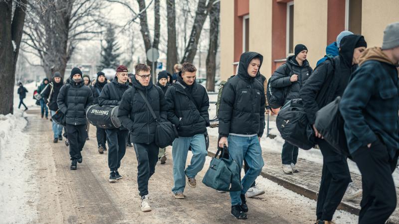 Jaunie VAD karavīri 