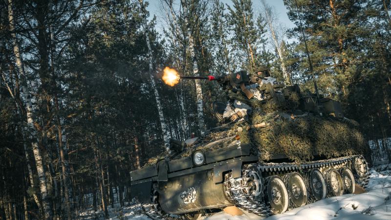 NBS Sauszemes spēku Mehanizētās kājnieku brigādes kaujas izlūkošanas mašīnas CVRT