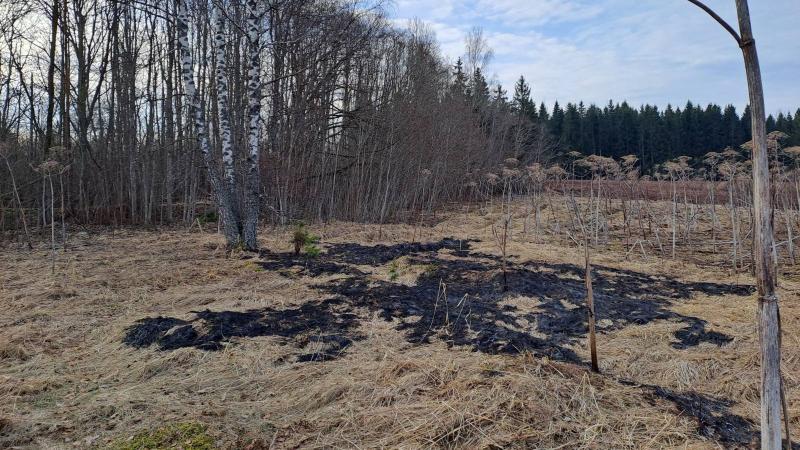 Vieta, kur detonējās drons