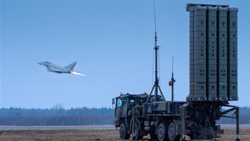 Itālijas un Francijas izstrādātā pretraķēsu sistēma "SAMP-T"