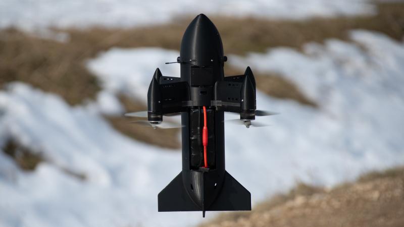 Pārtvērējdrons  NATO Innovation Range testēšanas dienā militārajā poligonā "Sēlija"