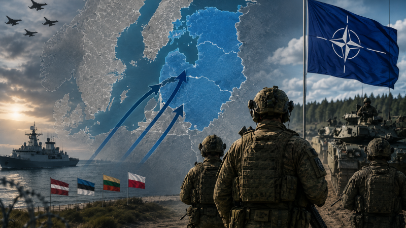 Ilustrācija NATO aizsardzības plāniem Baltijai